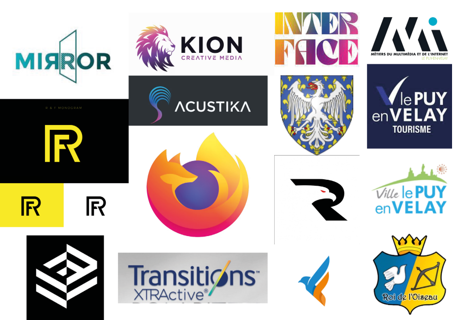 Veille graphique (plusieurs logos sont visibles).