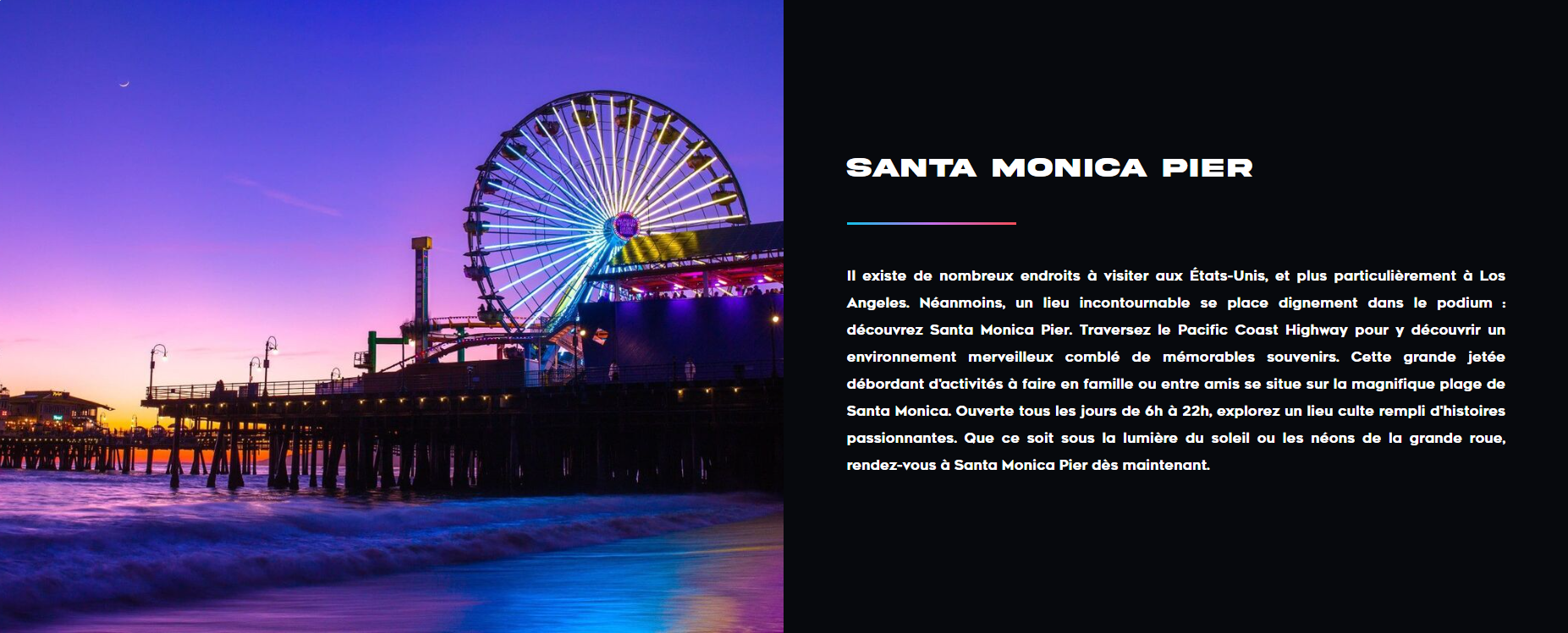 Miniature du projet Santa Monica Pier.