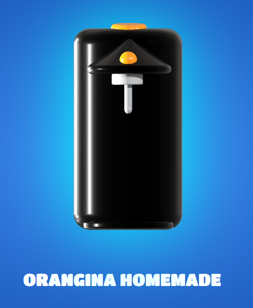 Orangina Homemade en 3D.